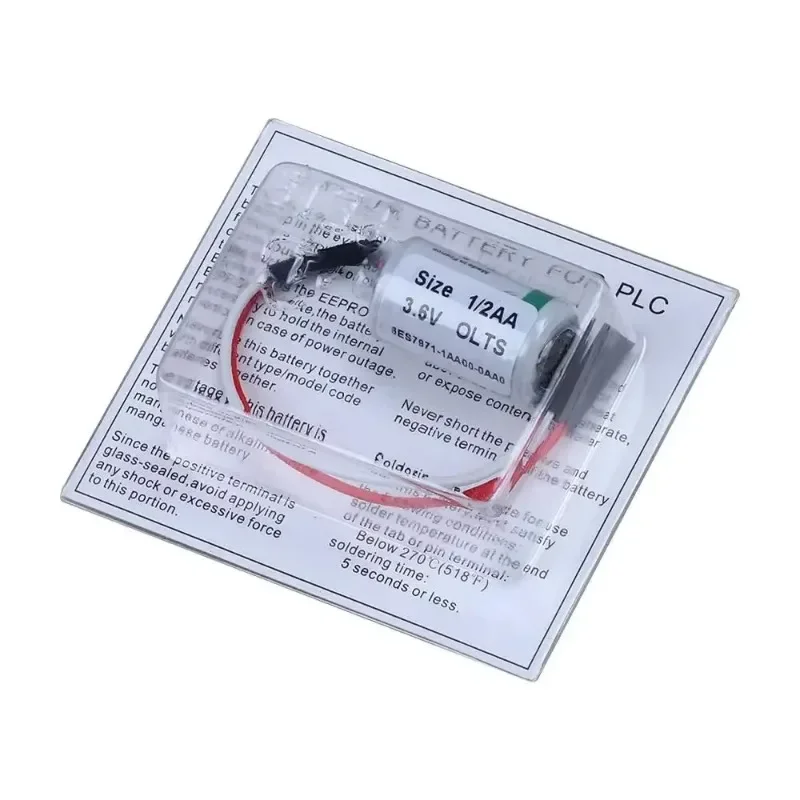Replacement Battery 6ES7971-1AA00-0AA0 LS14250 1/2AA 3.6V For Siemens S7-300 PLC Lithium