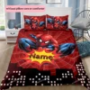 Personalized Duvet Custom Disney Spider-Man Bedding Set King Twin Child 3 Piece Mircofiber or Polyester Duvet Cover Set-QIAO 4