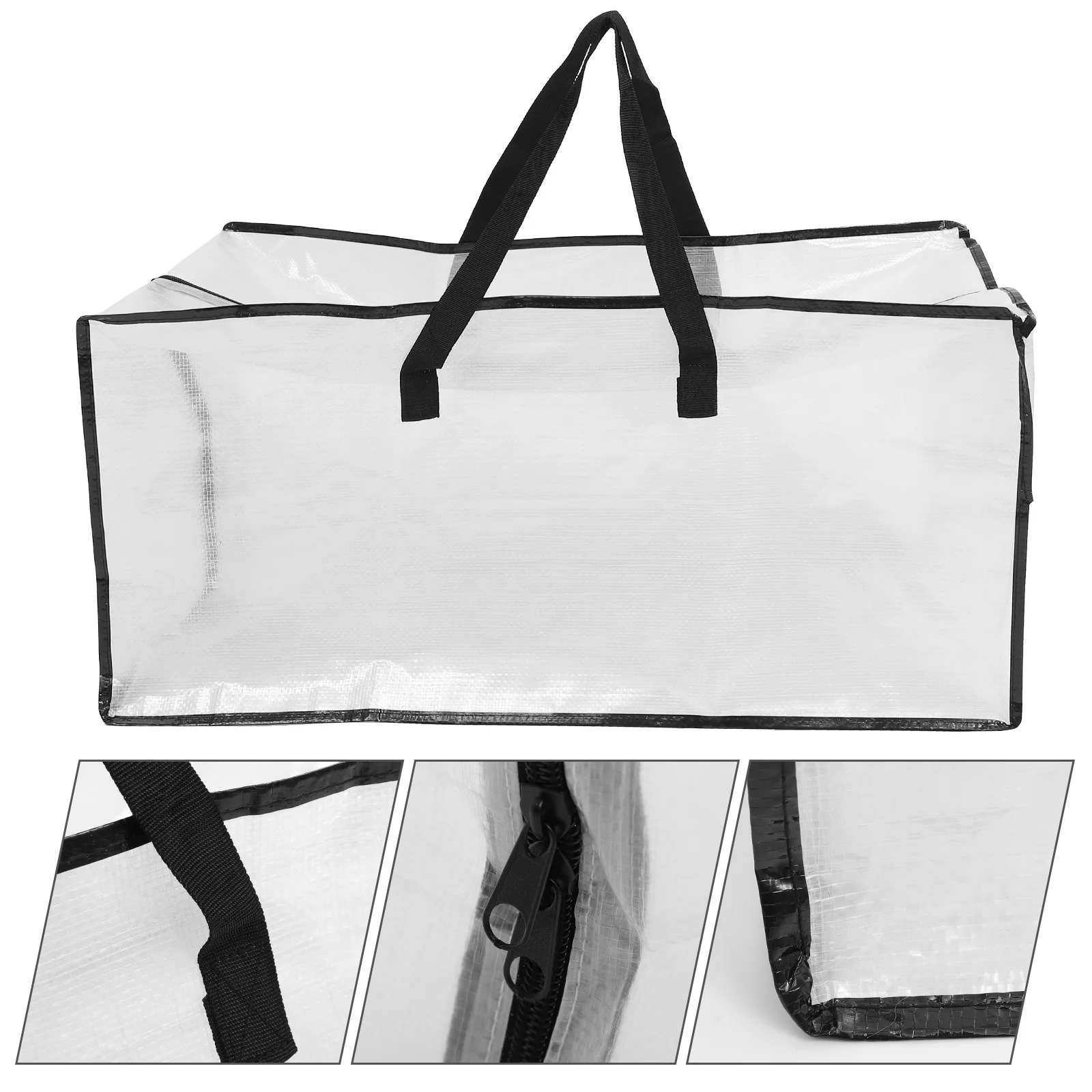 

Handbags Moving Packing Woven Duffel Waterproof Quilt Translucent Travel Clear Storage