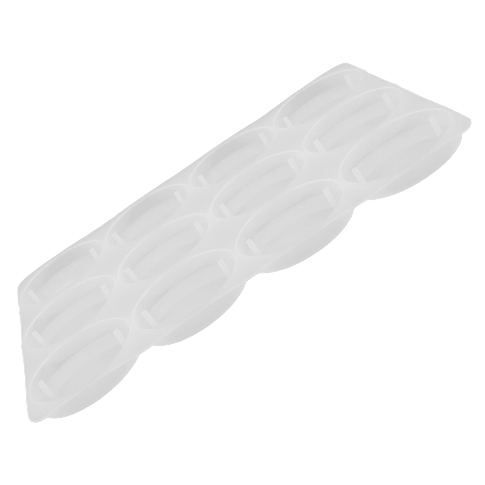 

Формы, брендовая силиконовая круглая форма для декора, форма для выпечки из литого стекла на Рождество, белая цепочка для ключей