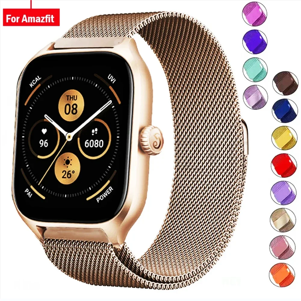 Elegant Milanese Loop Metal Bracelet Watch Band, 20mm/22mm, Universal Fit