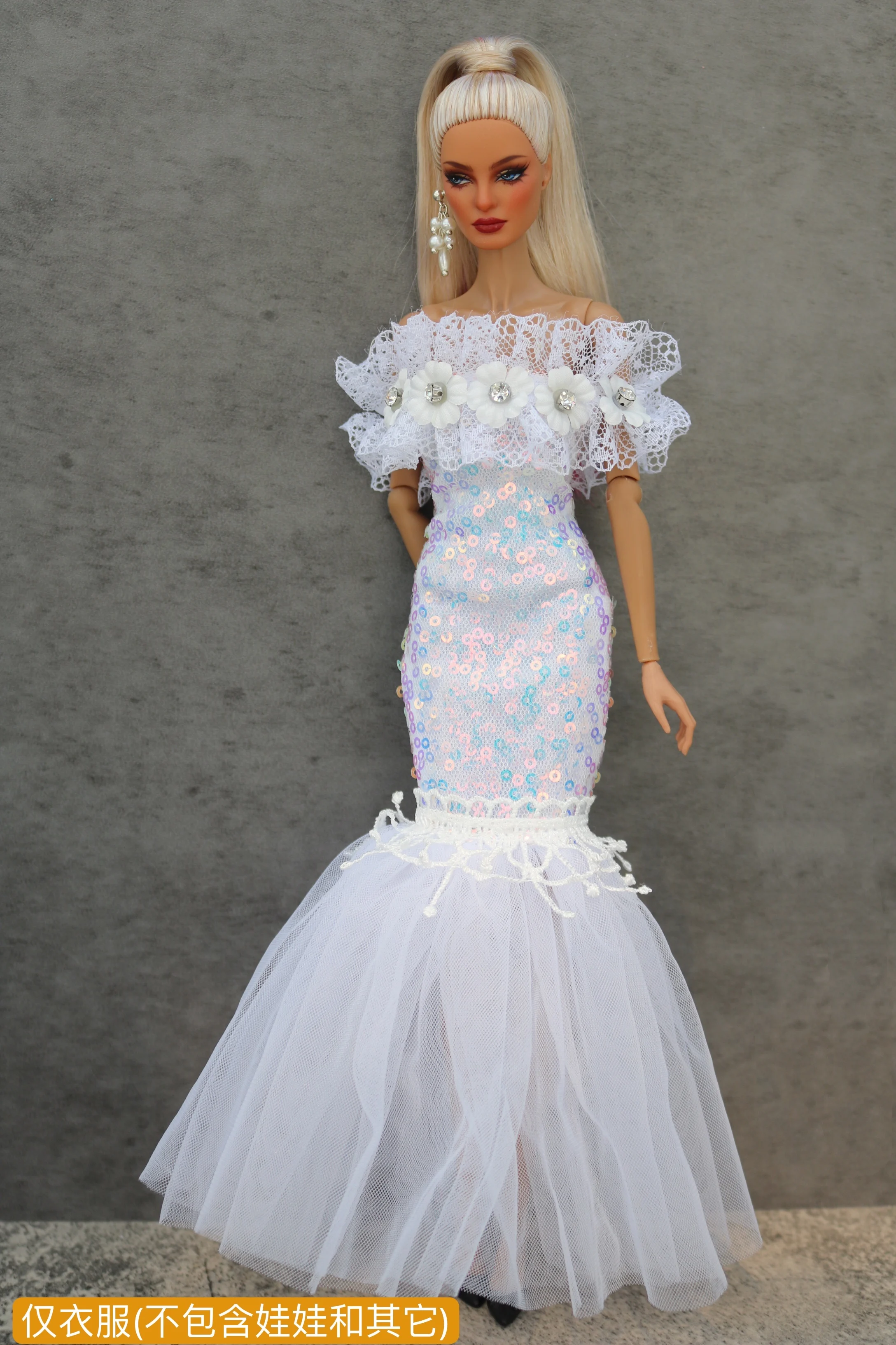 Silkstone Barbie Doll Mermaid Gown | Nata-leto | Flickr | Barbie pink dress,  Barbie dolls, Barbie dress