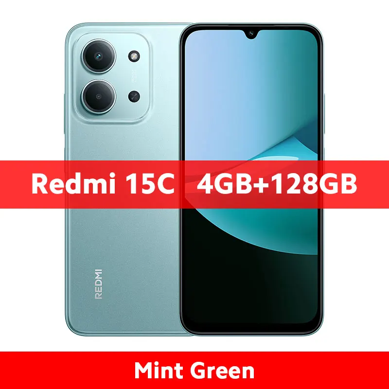 Xiaomi Redmi 15C Smartphone Global Version 6000mAh 6.9'' 120Hz