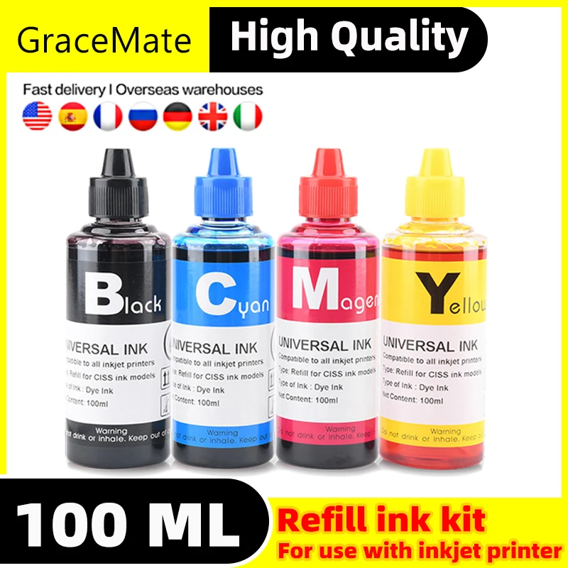 Tinta Printer 305xl Kartrid Tinta untuk HP DeskJet 2710 2720 4110 4120 4130  6010 Kompatibel untuk Kit Tinta Isi Ulang Kartrid Tinta Hp305|Perlengkapan  Refill Tinta| - AliExpress