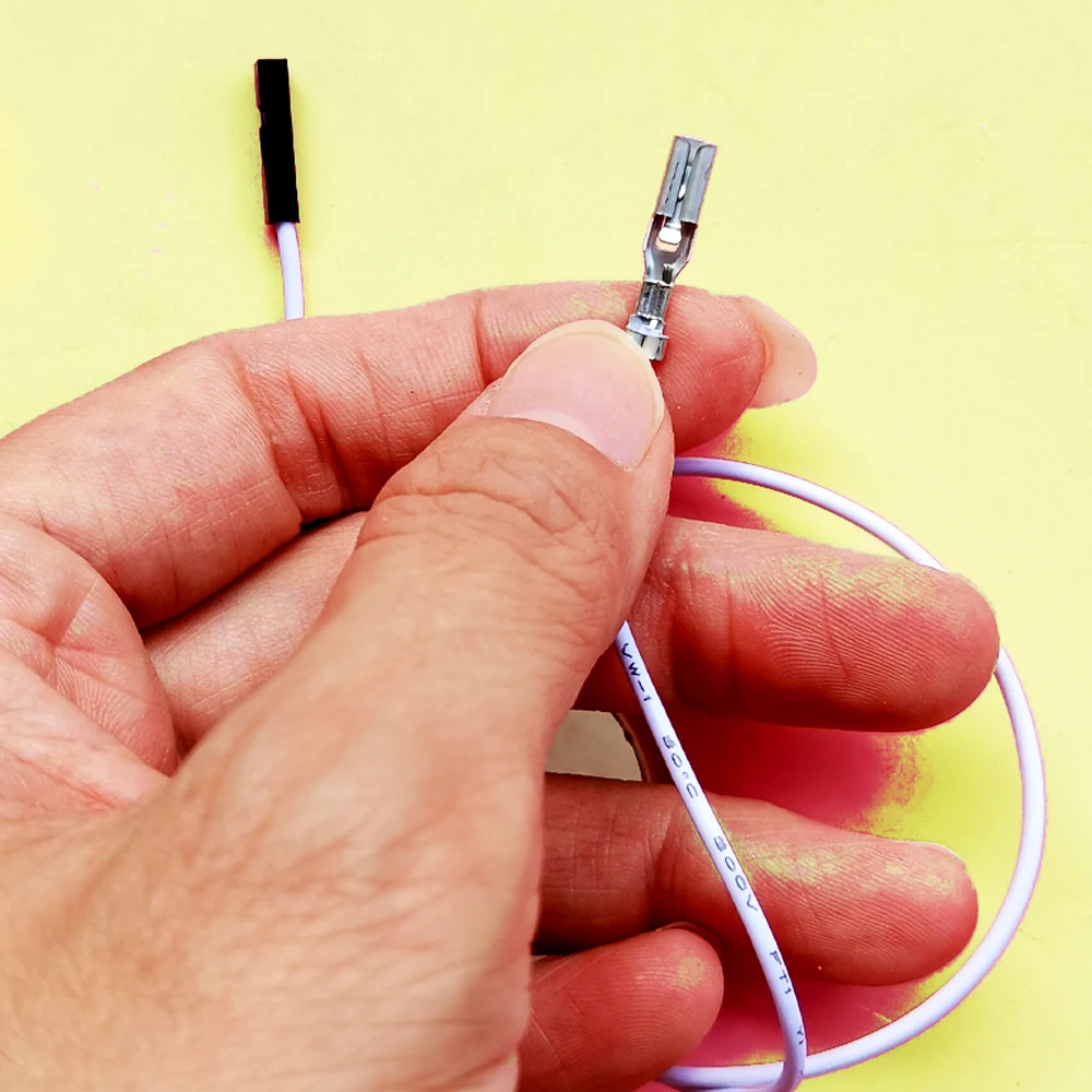 100 Pz 2.8Mm/ 4.8Mm Terminale Femmina Filo 1 Pin Dupont Testa A Ubs Encoder Raspberry Pi Rp2040 Pico Hitbox Sanwa Pulsanti