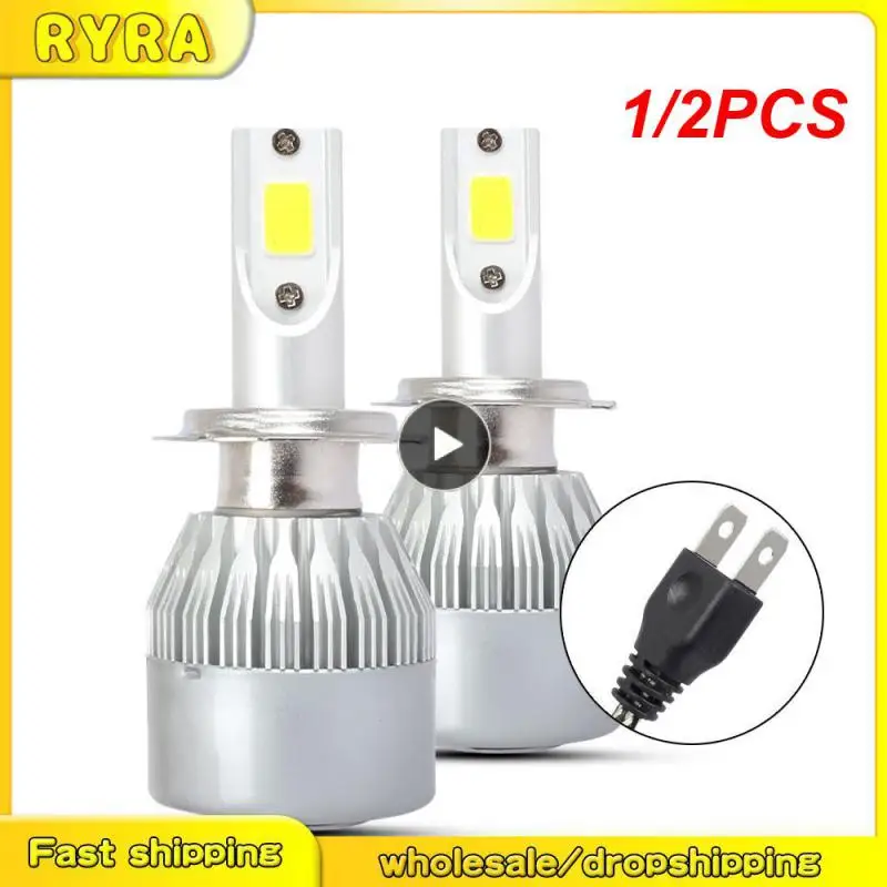 

1/2 шт., автомобильные лампы H1 H3, H4 880 H11 HB3 9005 H13 9006 K 72 Вт 12 в 6000 лм