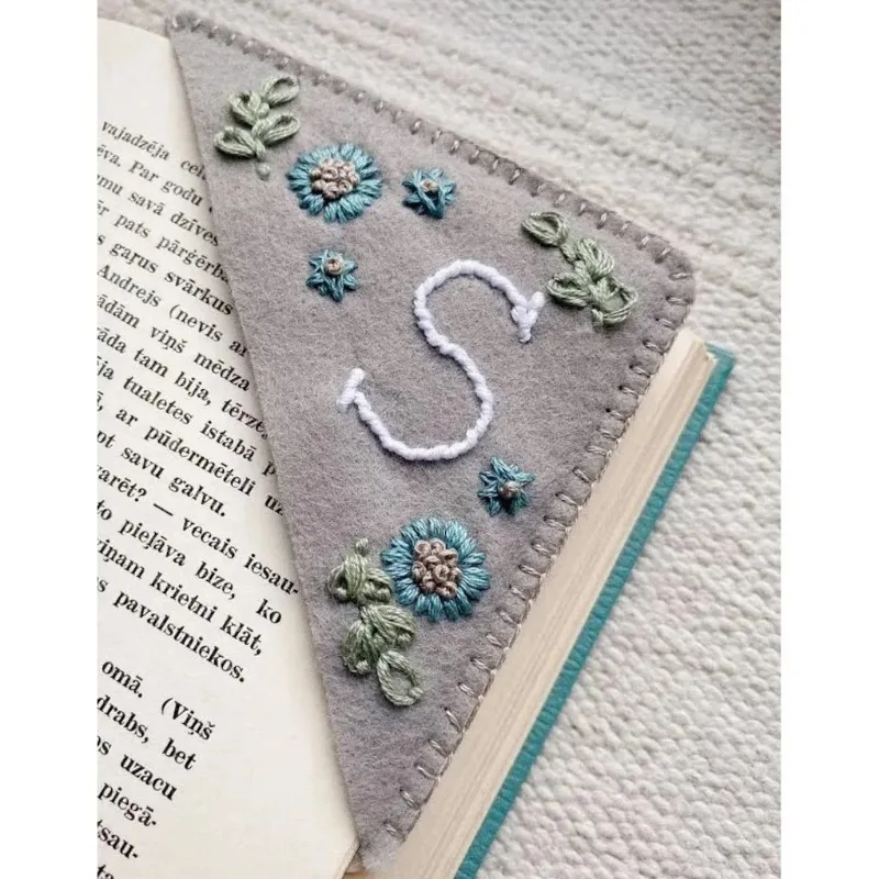Book Corner Bookmark Bookmarks For Women Book Accessories For Reading Lovers Spring Summer Autumn And Winter Embroidery