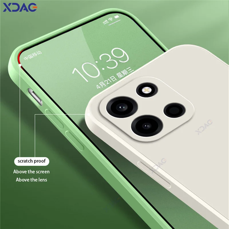Enhanced Liquid Silicone Phone Case with Soft Anti-Scratch Microfiber Lining