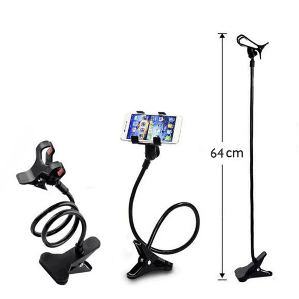 Universal Cell Phone Holder Flexible Long Arm lazy Phone Stands Clamp Bed Tablet Car Mount Bracket For iPhone XS Samsung Support 6
