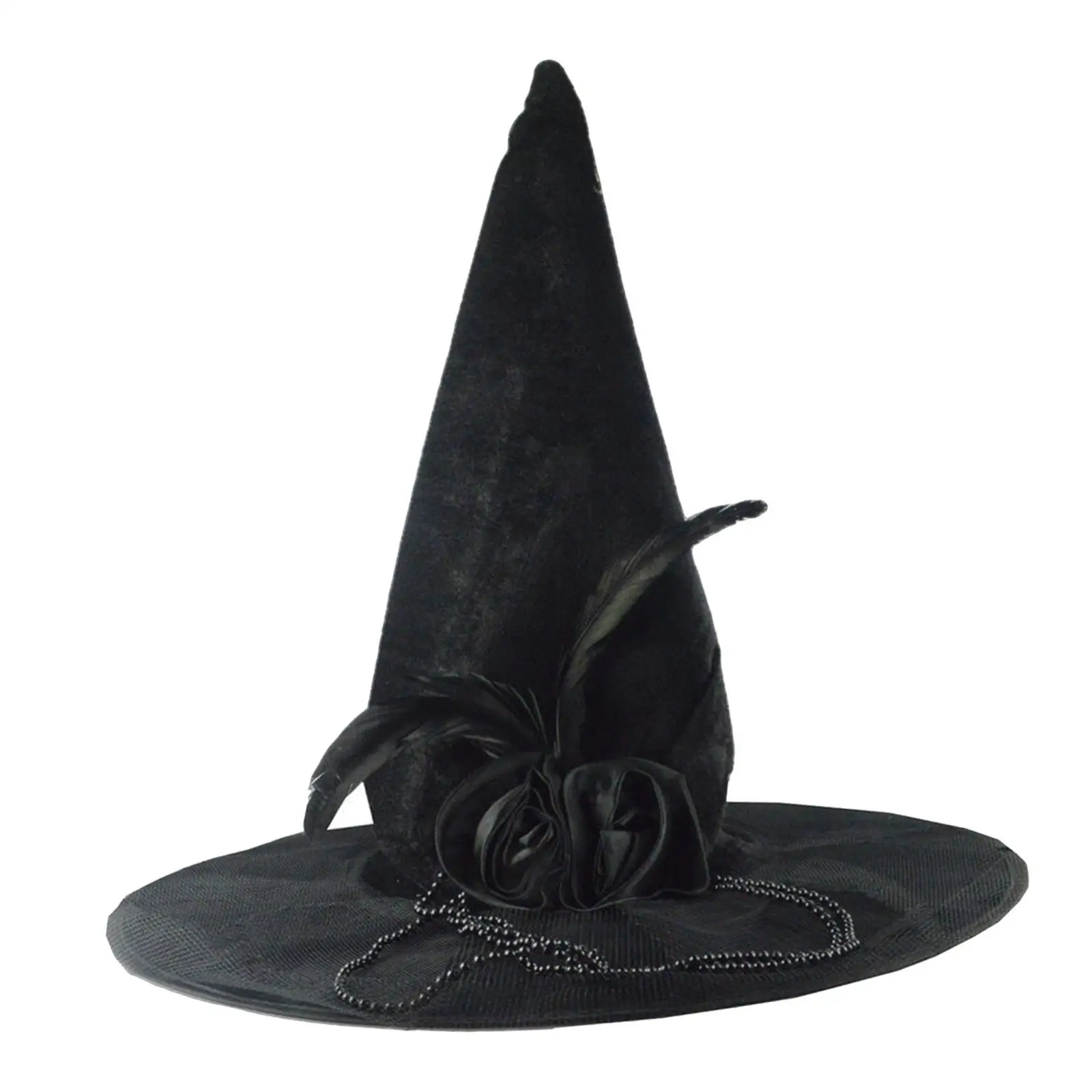 Halloween Witch Hat Costume Accessories for Stage Performance Party Dress up