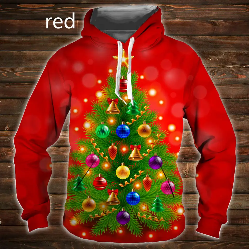 Pull De Noël En Tricot Pour Femme - FUNMOON - Manches Longues - Col Rond - Motif Wapiti - Vert Vert - Prêt-à-Porter