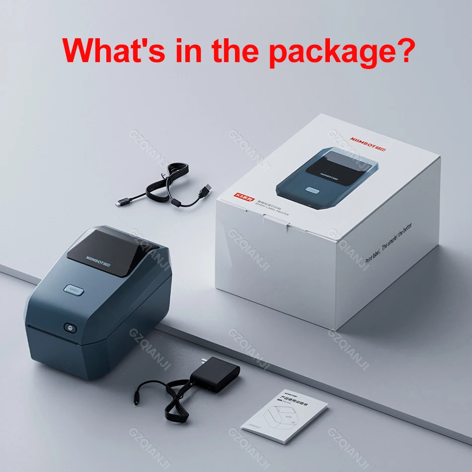 Niimbot K3 Desktop Label Printer Wifi Bluetooth USB 80mm 3inch Thermal Labeller Maker for Express Shipping Barcode Stickers