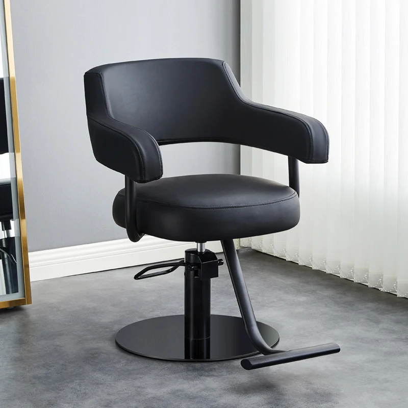 Haircut High Quality Barber Chair Work Luxury Brow Salon Manicure Lounges Barber Chair Black Tabouret Coiffeuse Furniture HDH high quality luxury barber chair hairdressing lounges arm hairstyle barber chair haircut tabouret estheticienne furniture hdh