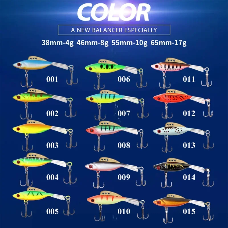 4g 8g 10g 17g Ice Fishing Lure Balancers Professional Winter Jig Wobblers Bait For Trout Bass Pike Carp For Fishing Crankbait Fishing Lure Carp Fishing Bait