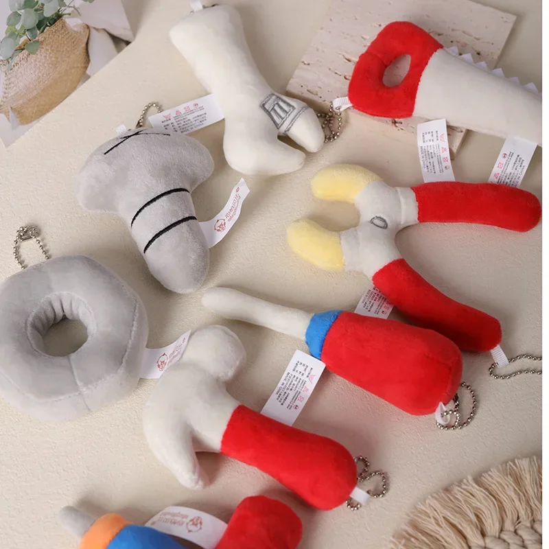 

8 см креативные Имитационные инструменты мягкие плюшевые игрушки куклы Изящные кавайные школьные сумки искусственные подарки для детей на день рождения