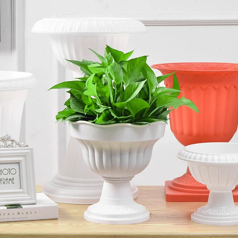 1 قطعة الحديثة الشمال نمط كبير تموج الماء البلاستيك زهرية موجة اناء للزهور ترتيب غرفة المعيشة المنزلي سطح المكتب زينة زخرفية