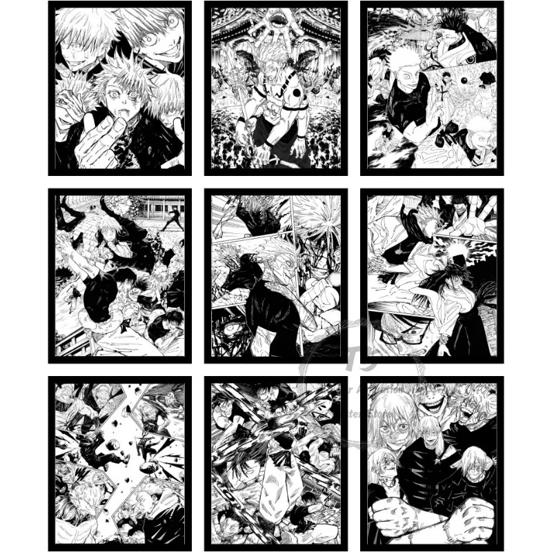 Jujutsu Kaisen Classic Anime HD Poster - Wall Mural Decor for Bedroom & Living Room, Perfect Gift for Fans