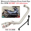 Slip On For SYM HUSKY150 HUSKY 150 ADV Adventure XS150T-12 Motorcycle Exhaust Modify 51MM Muffler Escape Moto Front Link Pipe