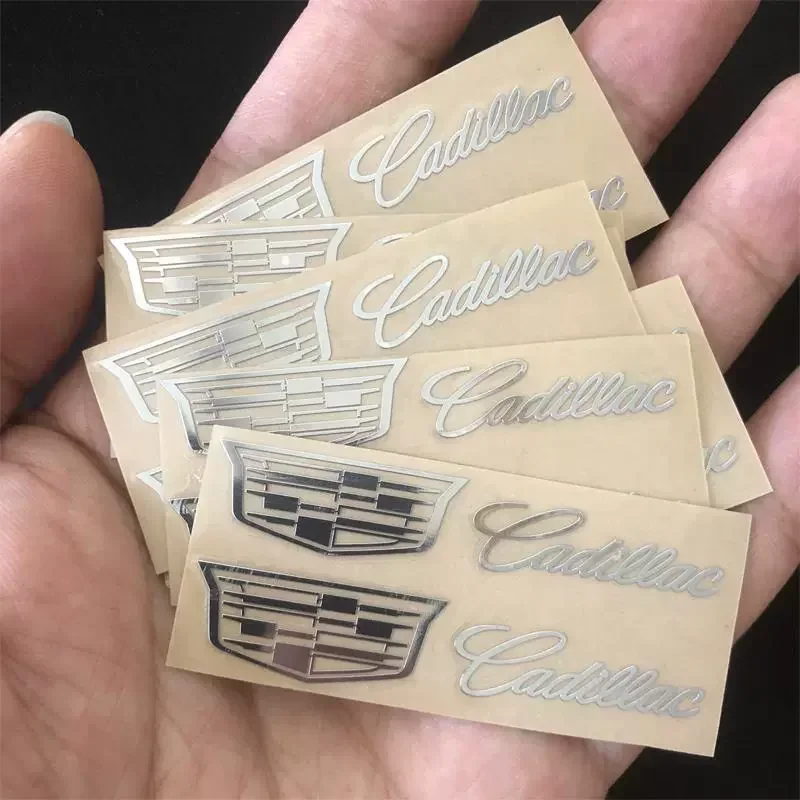 Cadillac 3D metalen auto stickers emblemen zilver goud