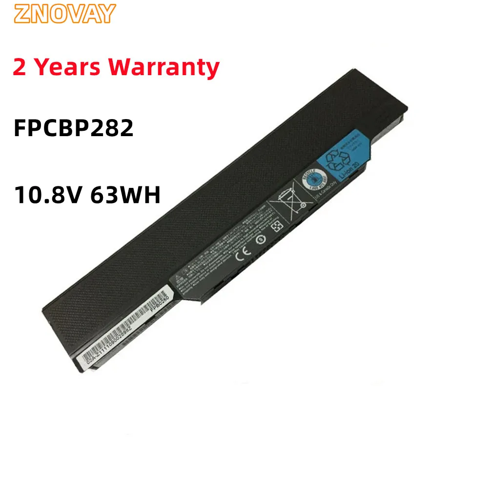 

Аккумулятор ZNOVAY FPCBP282, 10,8 В, 5800 мА · ч, 63 Вт · ч для Fujitsu LifeBook AH572 SH760 S6311 S710 S7110 S7111 S751 S761 FPCBP281 FMVNBP198