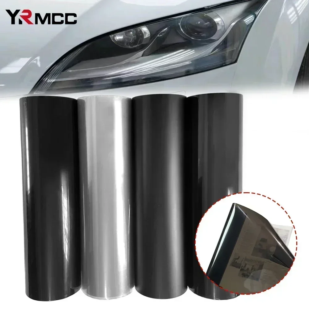 Car Headlight Tint Vinyl Warp Fog Taillight Waterproof Stickers