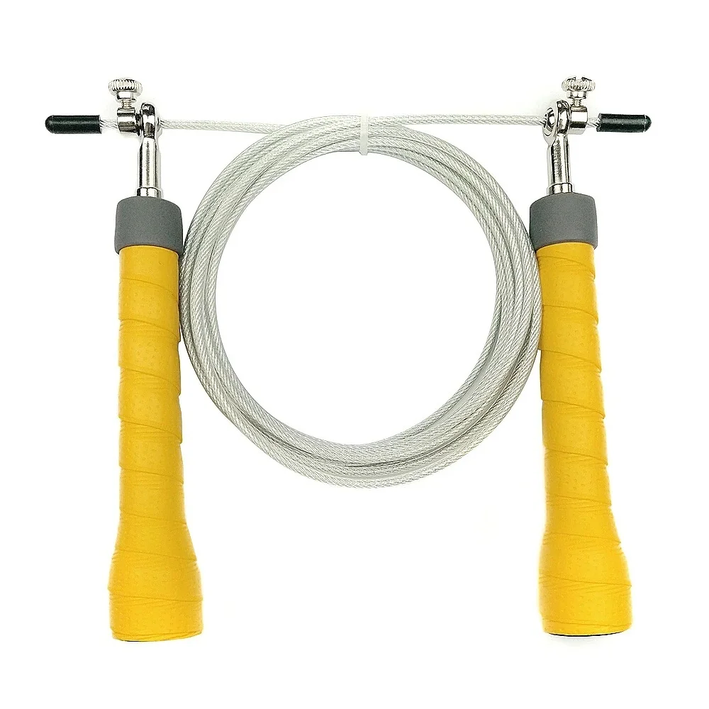 3M Fitness Jump Rope PU Handle Fast Speed Professional Rope Steel Coated Adjustable Gym Crossfit Boxing Exercises Skipping Ropes