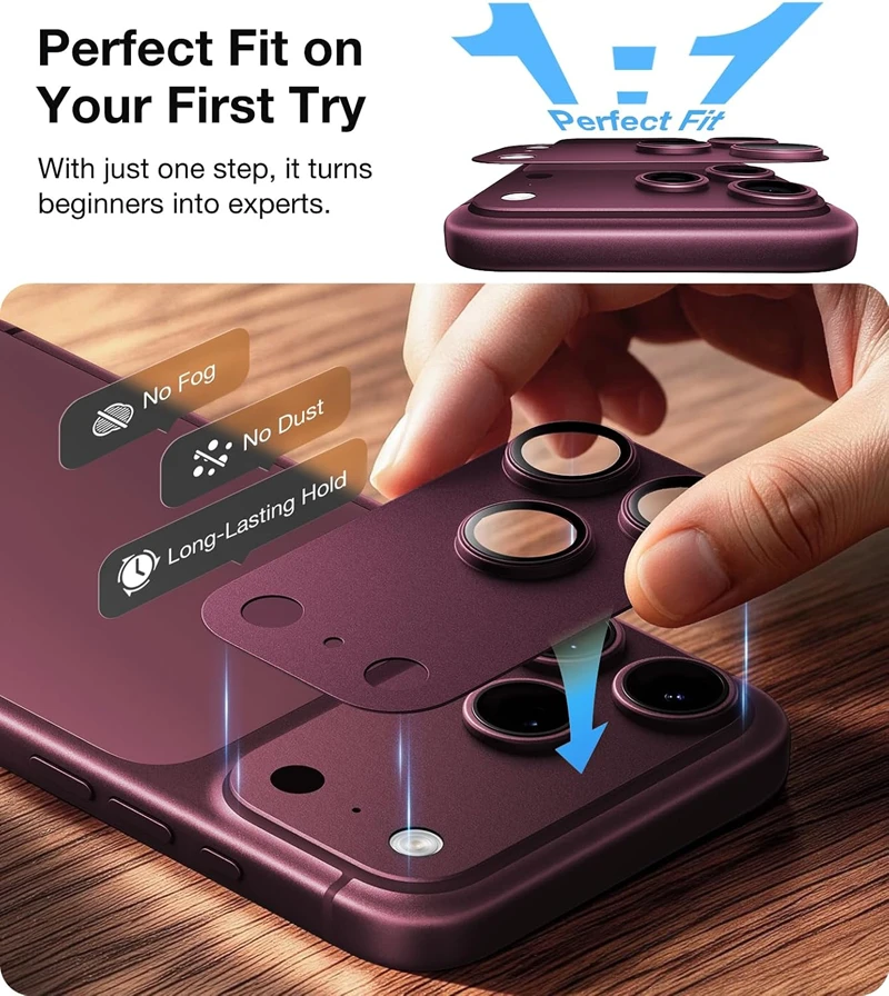 Premium Color-Matched Rugged Aluminum Camera Lens Protector