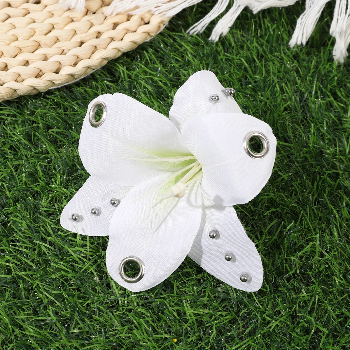 Flower Metal Hole Hair Clip Women Beach Hawaii Bohemia Hairpin Side Clip Styling Photo Hair Clip Barrette Hair Accessories