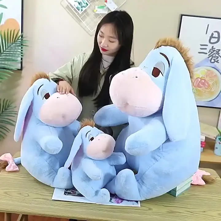Eeyore Merch Esel Make-up Tasche – Niedliche Kosmetiktasche Für Eselliebhaber, 23,5 X 17 Cm