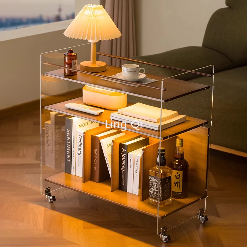 Camera Da Letto Bamboo Hotel Trolley Acrilico Trasparente Bar Designer Rack Salon Cart Food Drinks Muslimate Kitchen Low Furniture