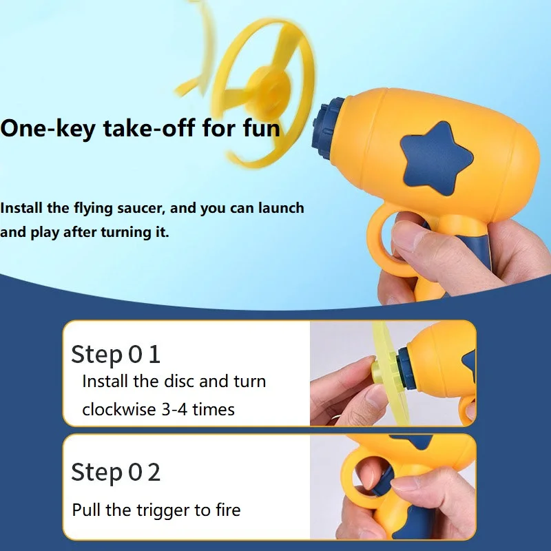 Interactive Launch Pet Training Toy For Kitten Funny Cat Toy Mini Flying Disc Shooting Gun Chasing Games Cat Toys Pet Supplies_voghion.com
