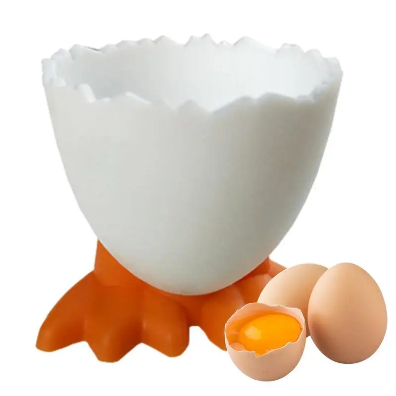 Egg Cup Stand Egg Holder for Countertop Soft Boiled Holder for Easter Decor Chicken Feet Tray Breakfast Brunch Home egg cups holder