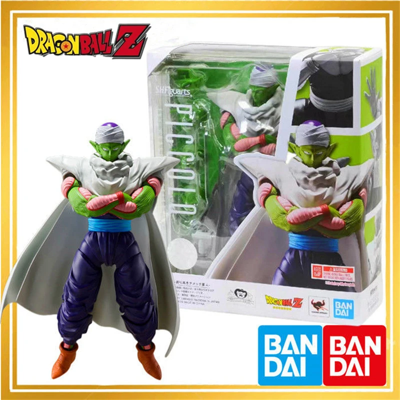 

BANDAI Original SHFiguarts Dragon Ball Z Piccolo with Cape Super Hero Action Figure PVC Anime Figurine Collection Model Toy Gift
