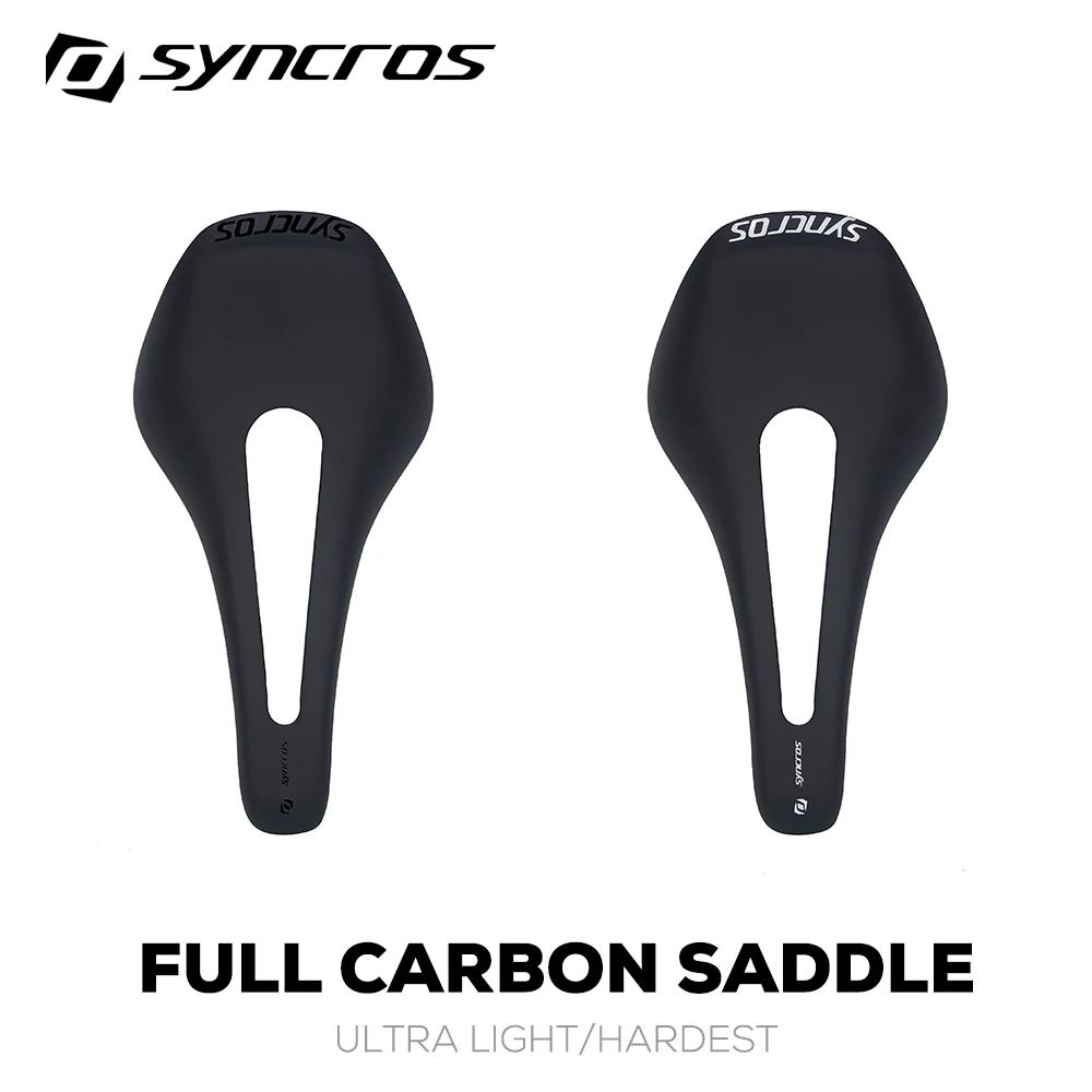 Ультратонкое велосипедное седло из углеродного волокна SYNCROS, дорожное седло из углеродного волокна для горного велосипеда, легкие карбоновые седла