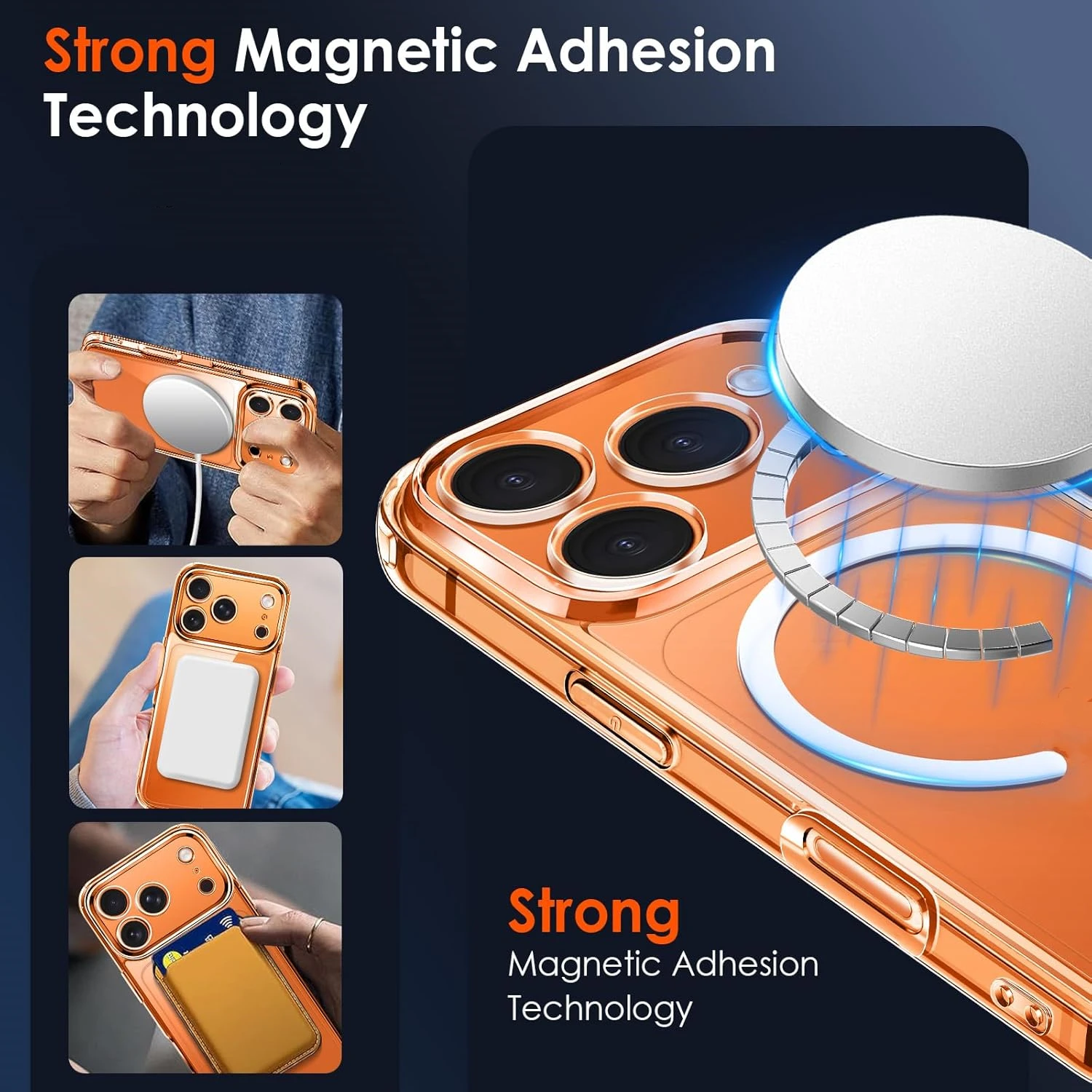 รูปสินค้า เคสใสแข็ง Magsafe สำหรับ iPhone 17 Pro Max และรุ่นอื่นๆ