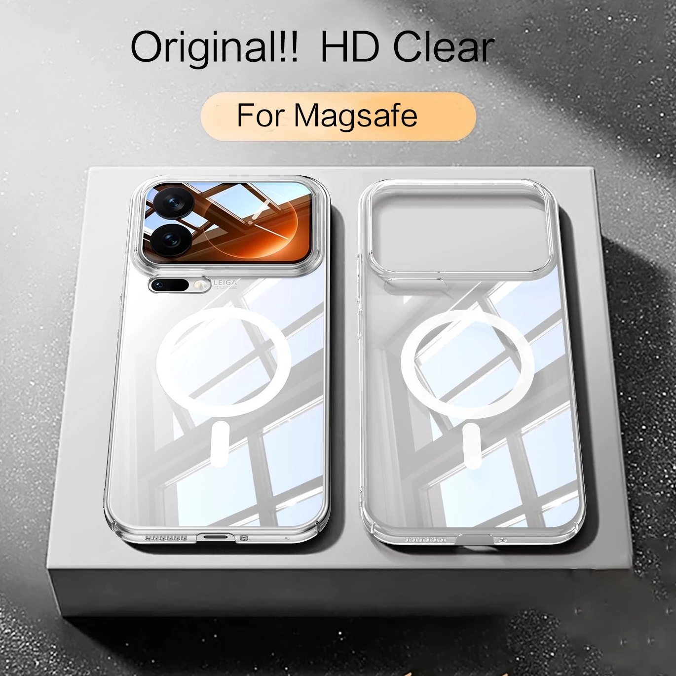 Ultra Thin HD Clear Magsafe-Compatible Rugged PC Hard Cover