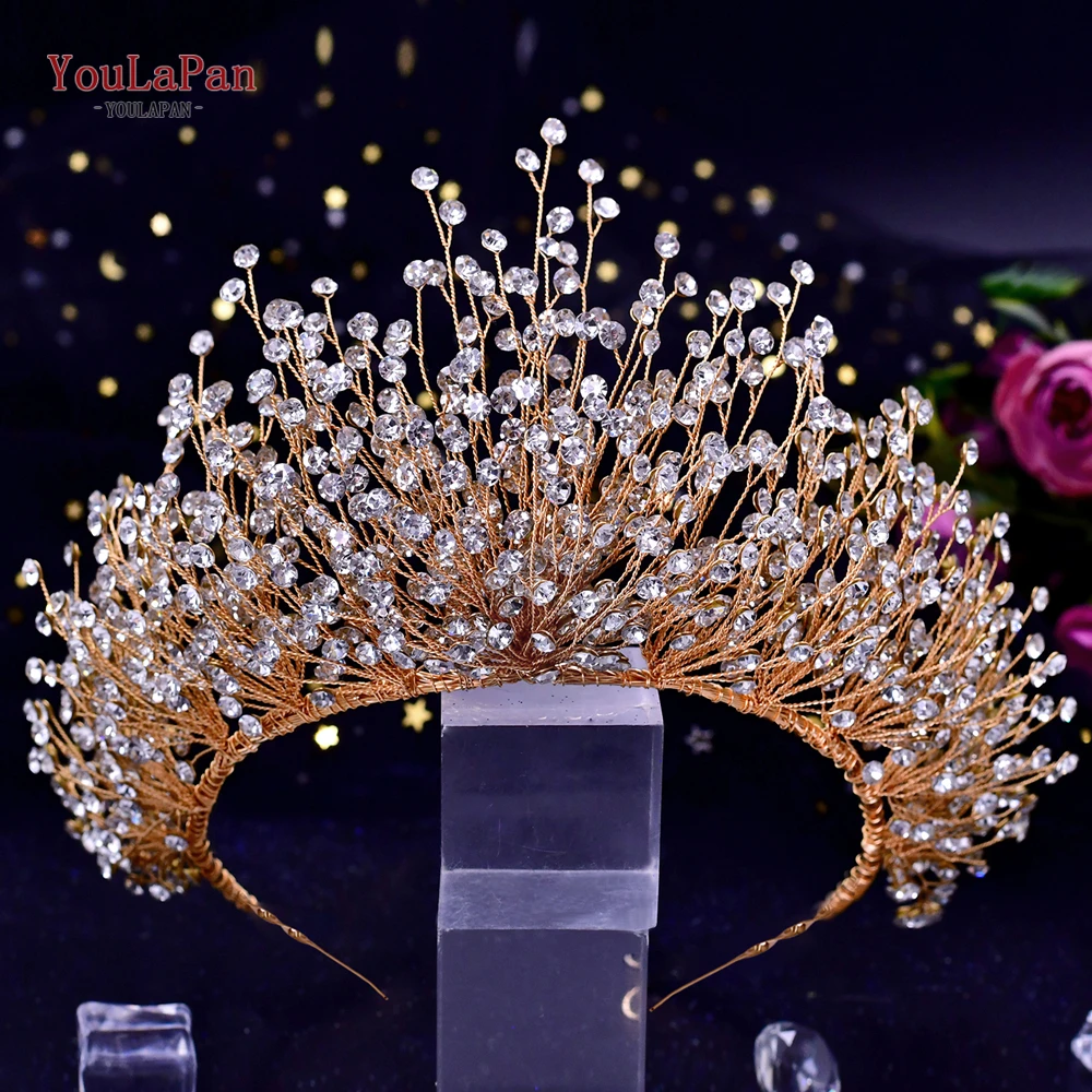 Wedding Crown Diadem Tiaras Headband Hair Accessories for Bridal