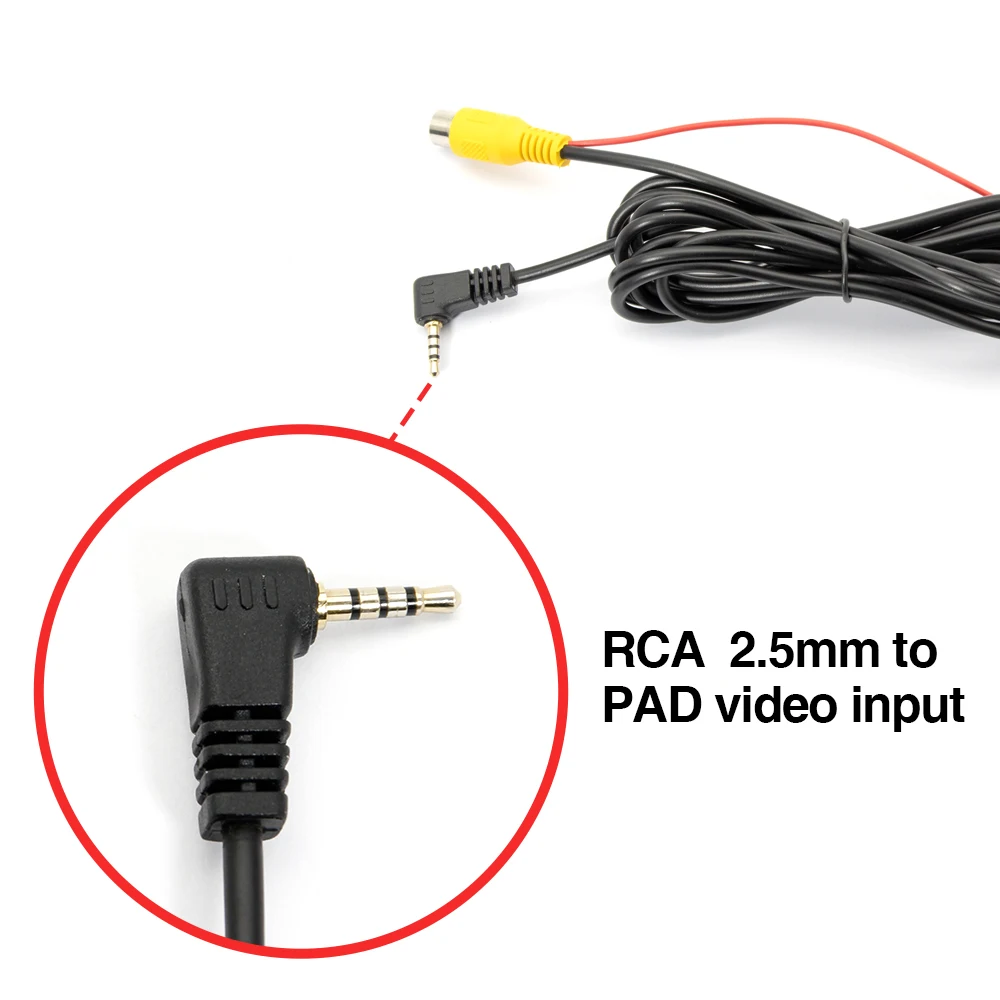 GRANDnavi PAD3 Dedicated Rearview Camera Connection Cable Only support CVBS/AHD Rearview Camera