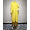 Mode gland Abayas femmes manches chauve-souris Maxi robe caftan dubaï robe de soirée Islam Jalabiya Eid Caftan marocain Kebaya Djellaba