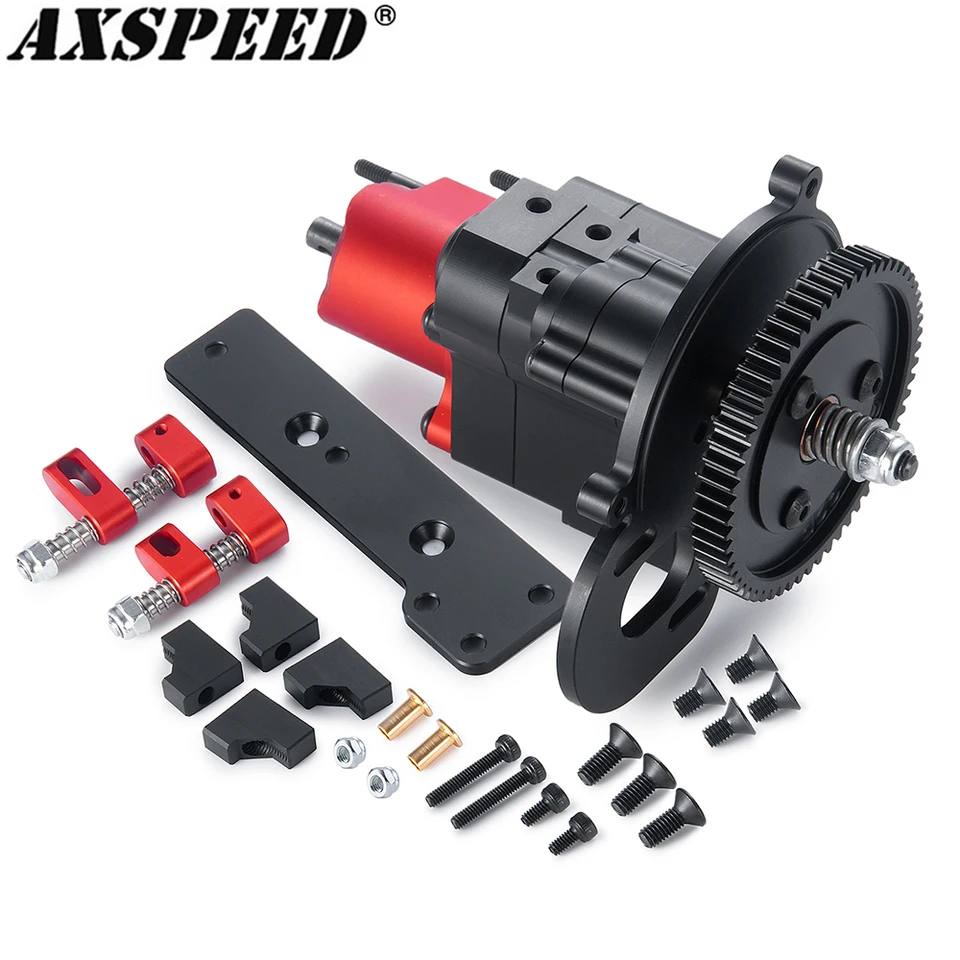 Jingfei 2-Speed Metal Transmission For SCX10 & SCX10 II III - 1/10 RC Crawler Upgrade Parts - View #5