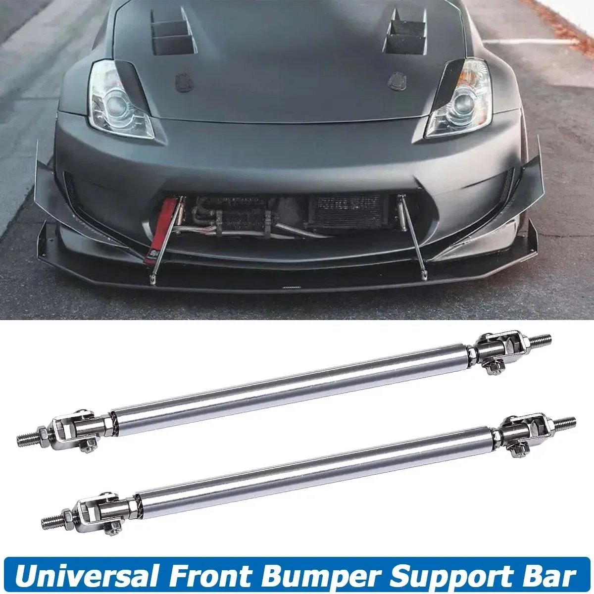 Front Bumper Reinforcement Bar For 2003-2004 Nissan 350Z – Aluminum, Direct Fit OEM Replacement