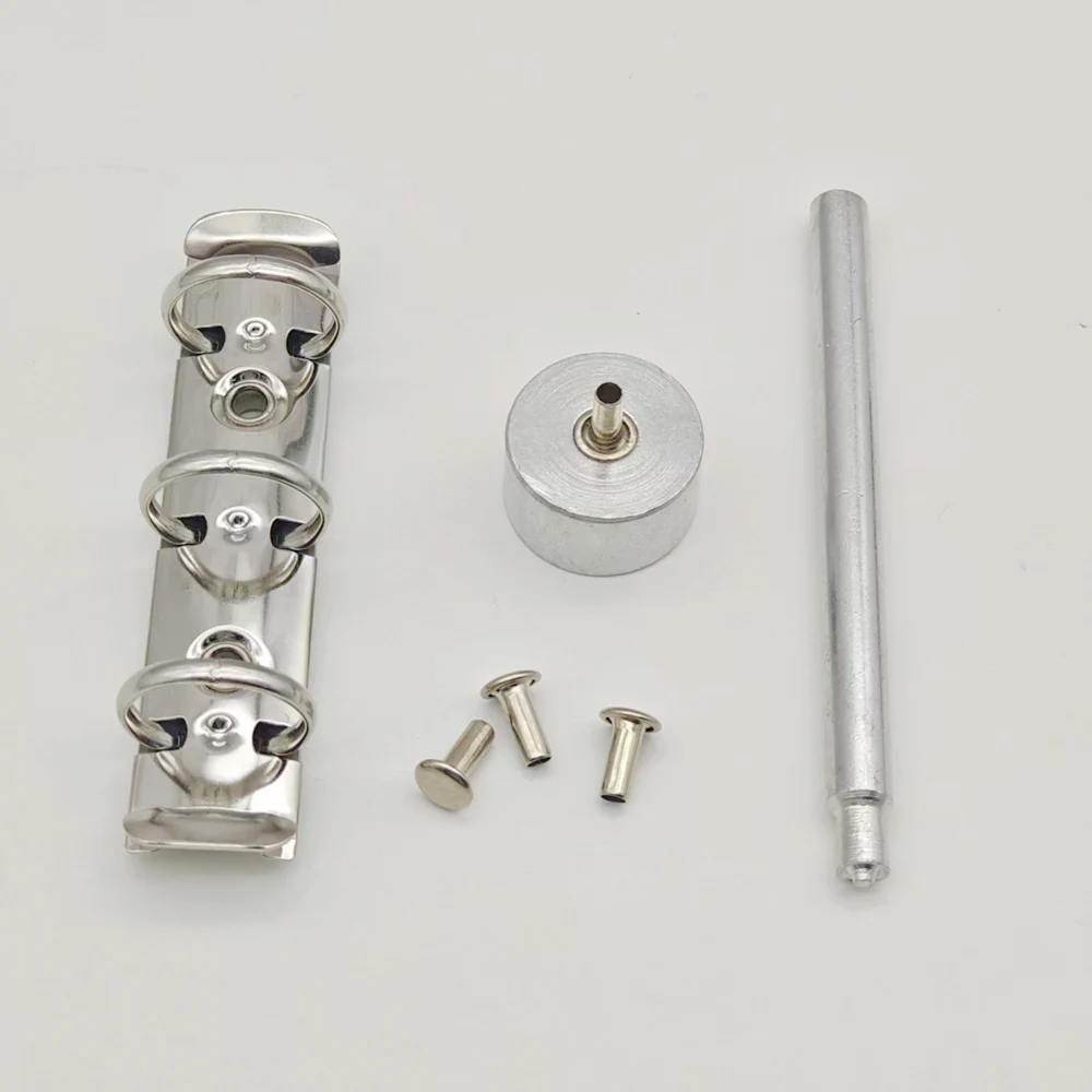 Colorful Metal Rivets For Spiral Binder Clip Loose-Leaf Rivets Stamping Tool Punch Silver/Bronze/Golden 20pcs/lot