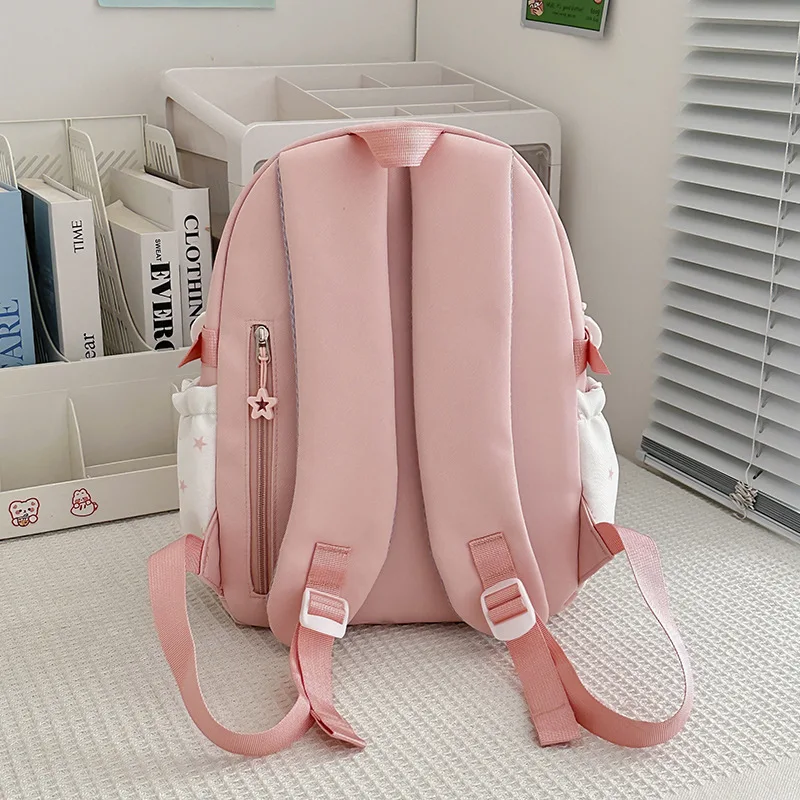 Zaini Carini e Belli per Ragazze Coreane, Borse Ulzzang Ita con Cartoni Animati alla Moda, Zaini Casual da Donna Stile Harajuku - immagine 5