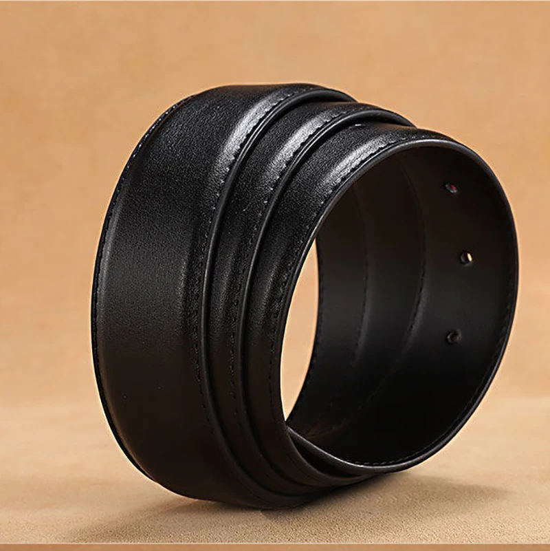 2.4cm 2.8cm 3.0cm 3.2cm 3.5cm Belt With Holes Designer Belts Men Cow Leather Belt Without Buckle