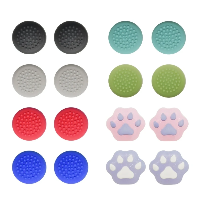 Controller Thumb Stick Grip Silicone Skin Anti-Skid Per 4 Controller Maniche Cover