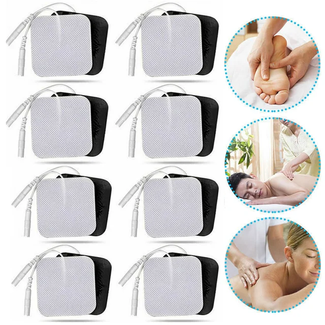 100/50/20P Tens Electrodes Pad EMS Muscle Stimulator Patch Reusable Replaceable Non Woven Fabric Self-adhesive Massager Stickers 2
