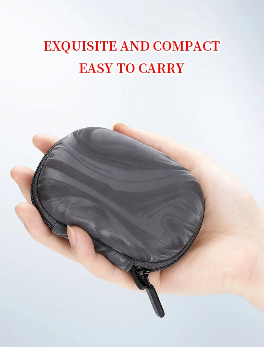Hard EVA Storage Bag for Cleer Arc5 Earbuds Box Arc 5 TWS Ture Wireless Earbuds Travel Carrying Case