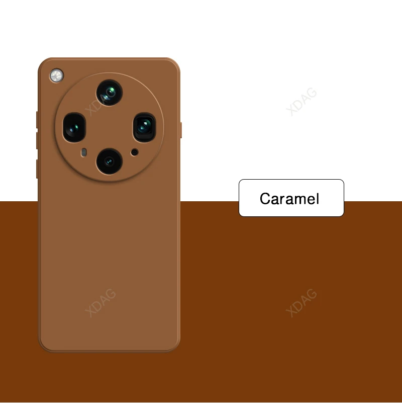 Luxury Liquid Silicone Candy Back Cover with Camera Protection - Square Design Phone Case