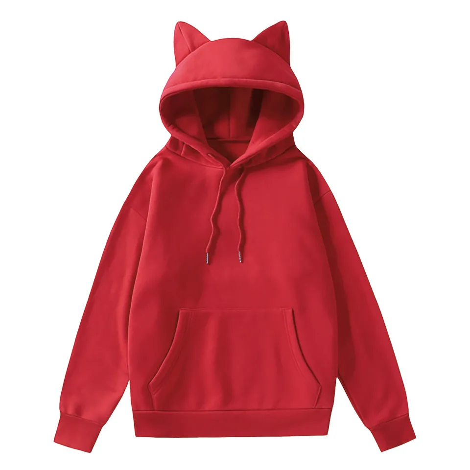 Dameshoodie grote maat - dames hoodie voor de winter jassen effen kleur Dameshoodie grote maat - dames hoodie voor de winter jassen effen kleur