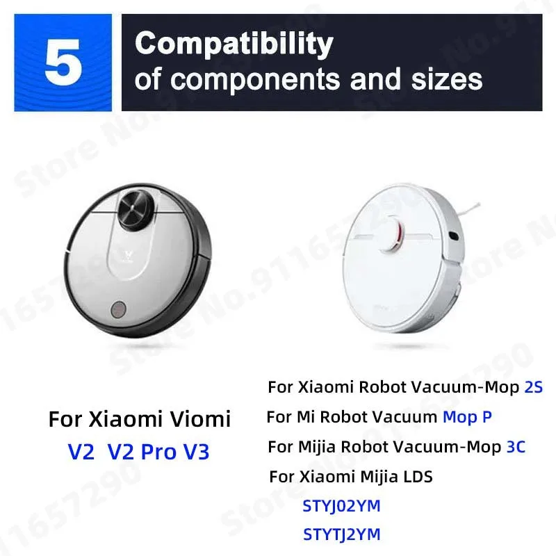 For Xiaomi Mijia Robot Vacuum Mop 2S 3C Mi Robot Vacuum Mop P Mop
